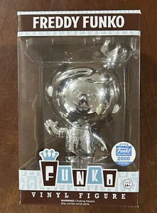 Funko Pop CHROME FREDDY FUNKO 6” - Funko Shop Exclusive - Only 2000 Made - Picture 1 of 9