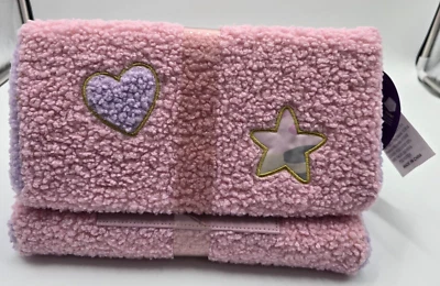 iScream Plush Folding Tablet & Laptop Stand w/ Keyboard Shelf Pillow Rose Sherpa - Image 1 of 4