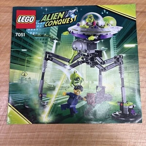 Lego Alien Conquest 7051 Tripod Invader Instruction Manual Booklet Only 2011 - Picture 1 of 3