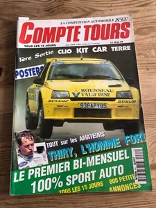 MAGAZINE COMPTE TOURS N°63 MAI 1995 CLIO THIRY RALLYE WRC TOUR CORSE LOZERE VISA - Picture 1 of 2