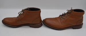 Mens JOHNSTON & MURPHY high top dress shoes boots 59-4036 Sz 8 1/2 - Picture 1 of 3