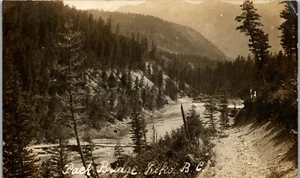 Jaffray B.C., Pack Ridge 1911 Canadá RPPC VV1 - Imagen 1 de 2