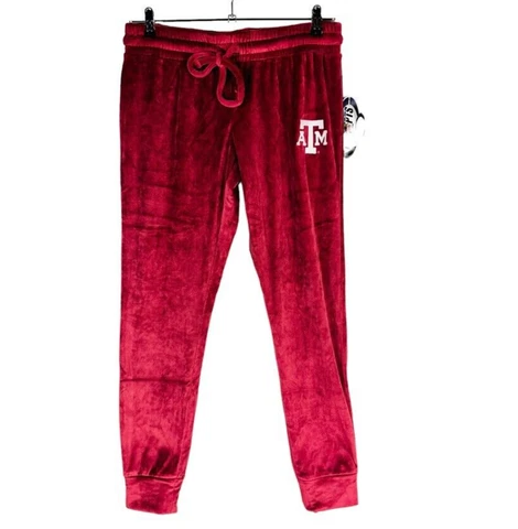 Concepts Sports Womans Texas A&M Aggies Medium Lounge Velour Pants NWT Cover