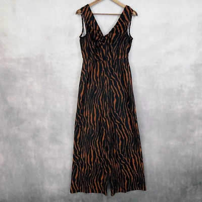 Encantador Mono Charlie Mujer Talla Pequeña Cebra Safari Mobwife Pierna Ancha Retro Foto 1 de 4