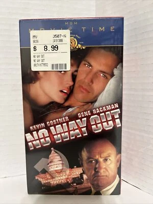 No Way Out (VHS, 1999, Movie Time) Brand New Sealed Costner Hackman Foto 1 de 4