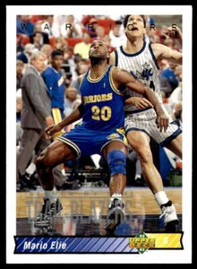 1992-93 Upper Deck #28b Mario Elie Portland Trail Blazers - Picture 1 of 2