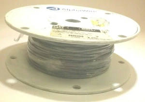 24 awg Silv plate Copper GRAY ALPHA Teflon TFE Strand Wire freeshp $ per 1000ft  - Picture 1 of 2