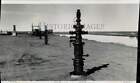 1973 Press Photo Capped Oil Wells at Prudhoe Bay Oil Field, Alaska - lrs20658