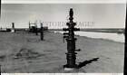 1973 Press Photo Capped Oil Wells At Prudhoe Bay Oil Field, Alaska - Lrs20658