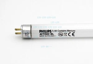 Philips TL 6W ACTINIC BL UVA G4 T5 Lamp Tube 365nm Photocuring light - Picture 1 of 3