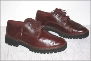 TIMBERLAND Ortholite Femme cuir bordeaux T 41 / 9.5W/ 7UK TBE - Imagen 1 de 9