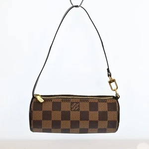 LOUIS VUITTON Mini Pouch for PAPILLON Damier Brown H2643CG706 - Picture 1 of 17