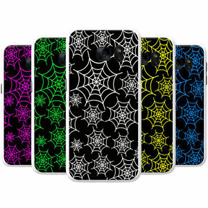 Colourful Spider Cob Webs Snap-on Hard Back Case Phone Cover for Samsung Phones