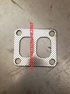 DUAL T4 TURBO T04Z T04B GASKET for TOYOTA SUPRA 2JZ 1JZ RB30 INLET RX7 - Picture 1 of 1