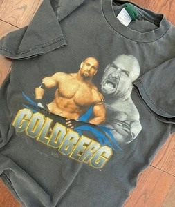 Camisa De Colección Lucha Libre WCW Goldberg Desteñida Pequeña 1998 WWF WWE - Imagen 1 de 5