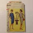 Suit Simplicity Vintage 1964 motif Jiffy #5830 pièce manquante F (Welt) taille 16