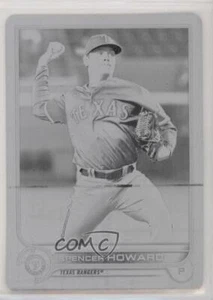 2022 Topps Series 1 Printing Plate Black 1/1 Spencer Howard #162 2ot - Picture 1 of 3