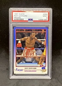 1991 Ray Leonard Kayo #90 Promo Boxing Card Graded Psa 9 Mint !!!! - Picture 1 of 2