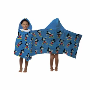 NEW Disney Mickey Mouse Towel Hooded Poncho Throw Official Licensed - Picture 1 of 1