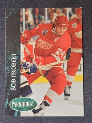 92-93 Parkhurst Bob Probert 🚨🚨🚨 Detroit Red Wings  - Image 1 of 2