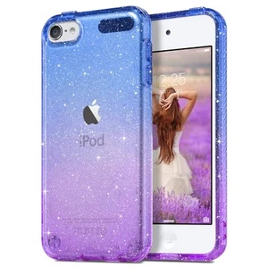 Clear Gradient Glitter Case for iPod Touch 7th/6th/5th Generation, Hybrid Sli... - Picture 1 of 7