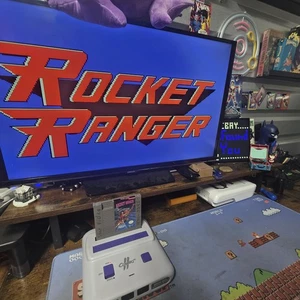 Rocket Ranger - Solo carro de juego - Super Nintendo Snes - Realmente probado - Imagen 1 de 20