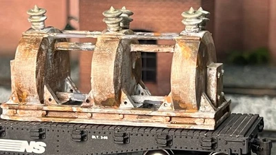 Электрический трансформатор в масштабе HO (тип 4) нагрузка на вагон-платформу (2) - Изображение 1 из 4