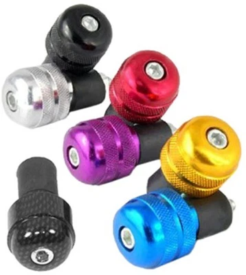 Emgo Anti-Vibration Bar Ends - Carbon Look Motorcycle Street Bike 23-96468 - Image 1 of 4