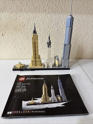 LEGO ARCHITECTURE: Nueva York (21028) incompleto con manual Foto 1 de 4