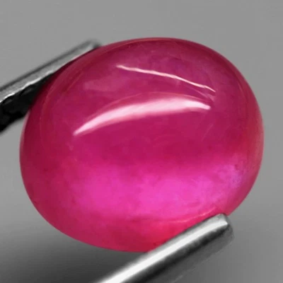 2.95 克拉 天然宝石红宝石粉红色椭圆形凸圆形莫桑比克良好闪耀! — 第 1/4 张图片