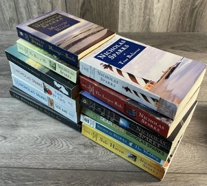 lot of 12 Nicholas Sparks softcover paperback books great novels romance drama - Picture 1 of 10