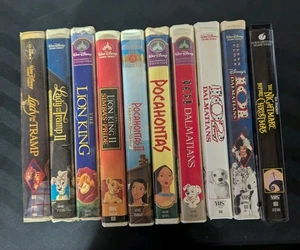 Lot of 10 Walt Disney VHS  Family Movies In Cases  - Picture 1 of 1