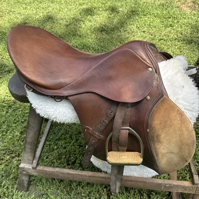 Stubben Siegfried 17.5" English Jump All Purpose Saddle 30cm Tree Switzerland - Image 1 of 4