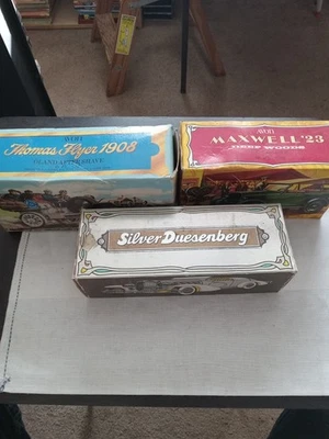 3 Classic Car Avon Bottles W Boxes And Full - Image 1 of 4