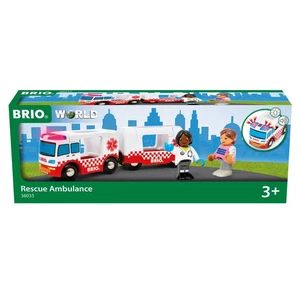 BRIO World – 36035 Rettungswagen | Zugset-Zubehör für Kinder ab 3 Jahren - Bild 1 von 1