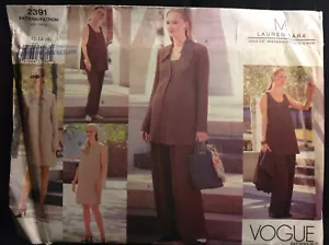Pattern Vogue 2391, maternity wear, suit, business wear. 12-16 - Picture 1 of 3