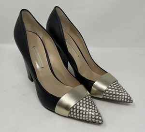 Nicholas Kirkwood Black Pumps NEW $1299  Sz 39.5 - Picture 1 of 9