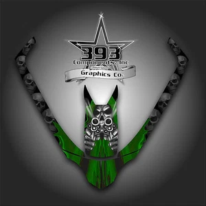ARCTIC CAT Z1 F8 F6 F5 F SERIES 2007-2012 Graphics Decal Reaper Hood Green - Picture 1 of 1