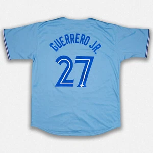 Vladimir Guerrero Jr. Blue Jays Signed "Vladito" Pro Style Light Blue Jersey JSA - Picture 1 of 2