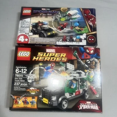 LEGO Super Heroes Doc Ock Truck Heist 76015 76184 Lot Of 2  NEW - Image 1 of 4