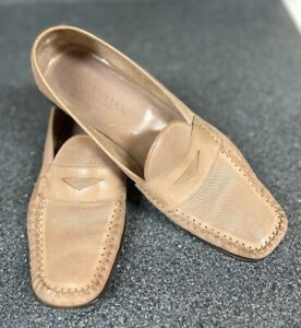 Cole Haan Women’s Well Worn Tan Leather Loafers 9 1/2 AA Italy Made