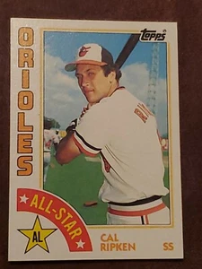 Cal Ripken Jr 1984 Topps #400 Baltimore Orioles All Star - Imagen 1 de 2