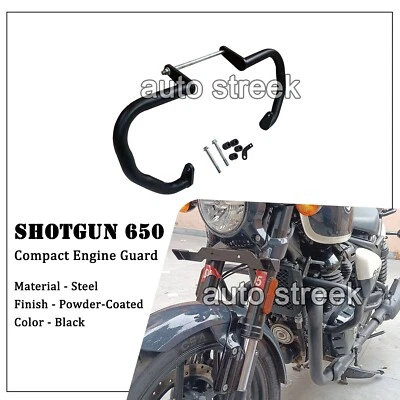 Passend für Royal Enfield Shotgun 650 Black Compact Motorschutz