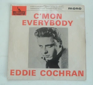 EP EDDIE COCHRAN C'Mon Everybody/UK Liberty LEP 2111 - Imagen 1 de 2