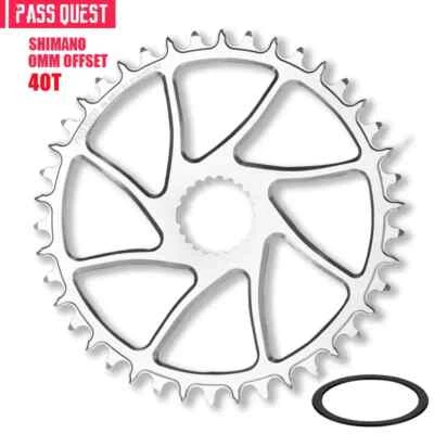 0mm Offset Chainring 30-40T Narrow Wide Teeth 30-42T for M7100 M8100 Sprocket - Image 1 of 4