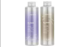 JOICO BLONDE LIFE Violet Shampoo & Brightening Conditioner 33.8oz LITER DUO SET - Picture 1 of 1