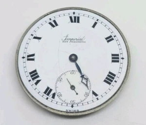Vintage Buren Imperial Non Magnetic 23J Mechanical Pocket Watch Movement Repair - Picture 1 of 4