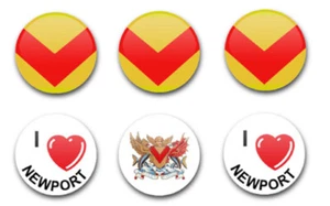 INSIGNIAS BOTÓN 25MM 1" NEWPORT X6 - Imagen 1 de 1