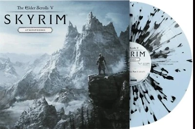 Elder Scrolls V: Skyrim – Atmospheres Excl. Lit. Blue / Black Splatter Vinyl LP Foto 1 de 3