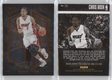 2015-16 Panini Black Gold Bronze Chris Bosh #15 HOF